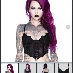 ISO: Batwing Fang Bustier - Corset Top in 3x or 2x - Killstar